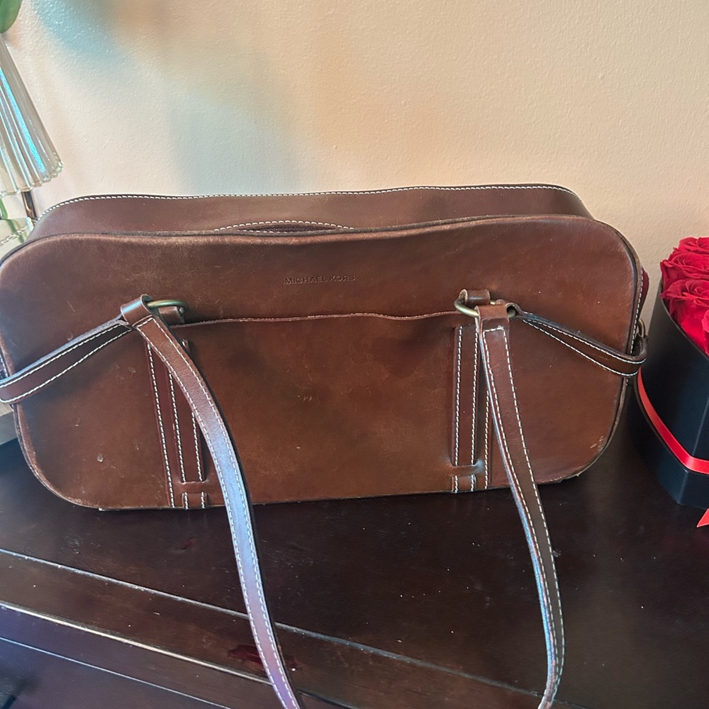Michael Kors Brown Leather Bag
